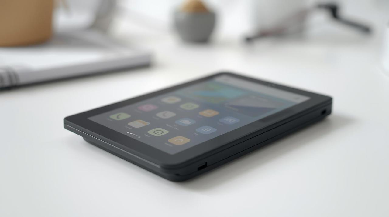 Close up of the EvoNote Pad screen